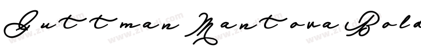 Guttman Mantova Bold字体转换